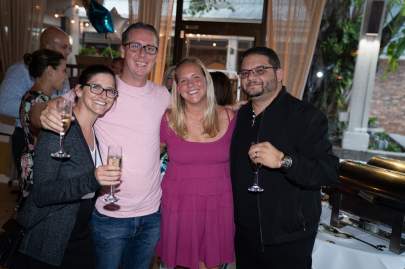 Samantha Suffich, Dr. Brian Moriarty, Aubrey Campbell and Mike Gonzalez
