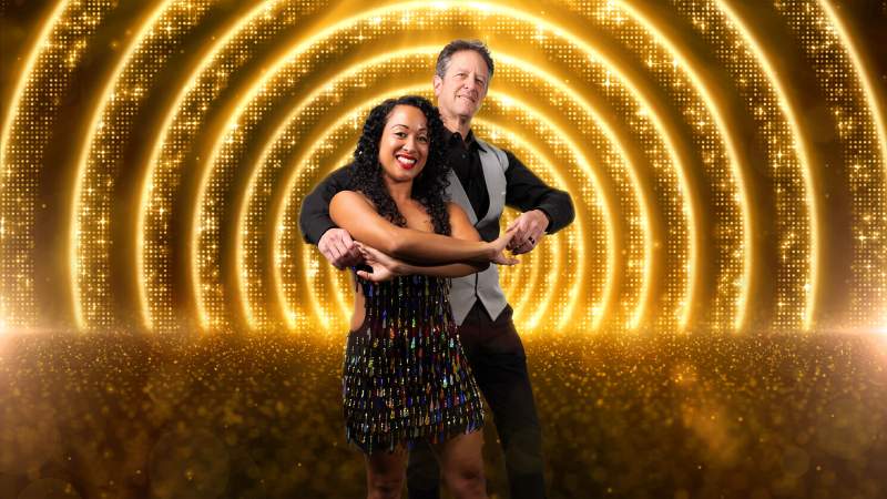 Star Dancer Dr. Edward Savage dancing with Tanya